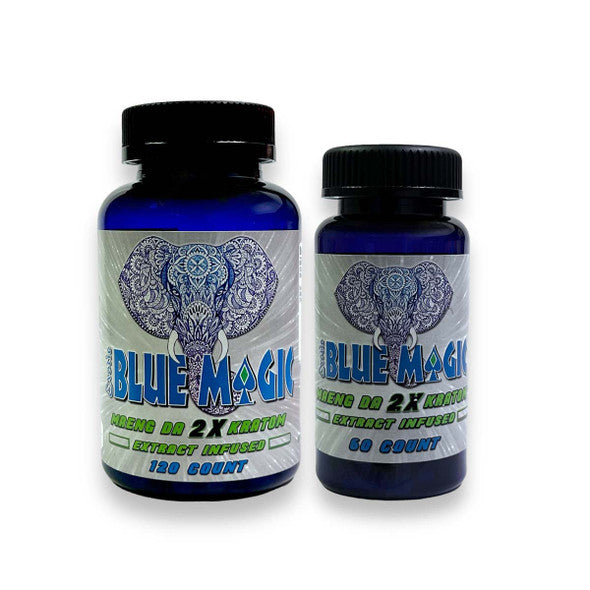 Blue Magic Exotic 2X Kratom 30CT - 120CT Capsules