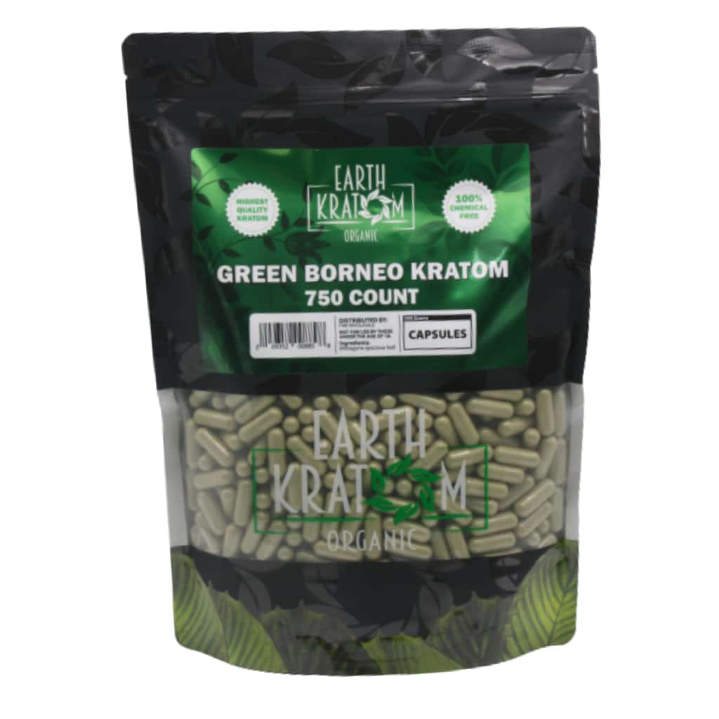 Earth Kratom 65CT - 500CT Capsules