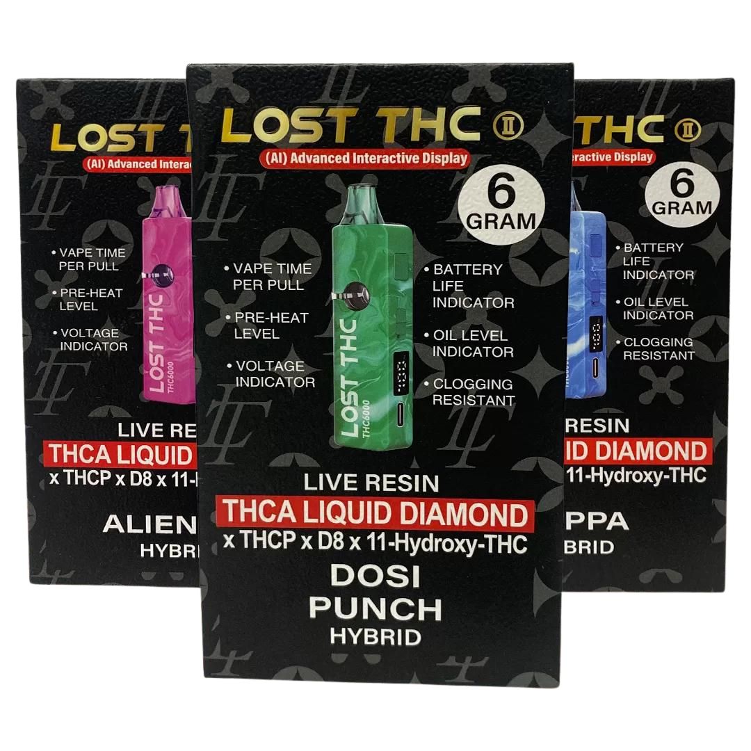 Lost THC 6g THCA Liquid Diamond Disposable | Pack of 5