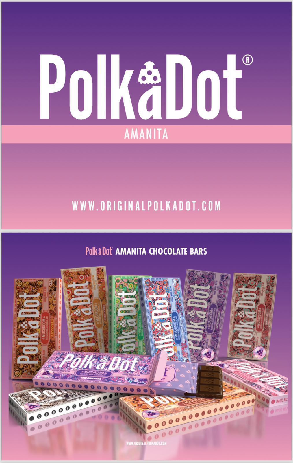 Polkadot Chocolate 500mg Magic Mushroom | Singles