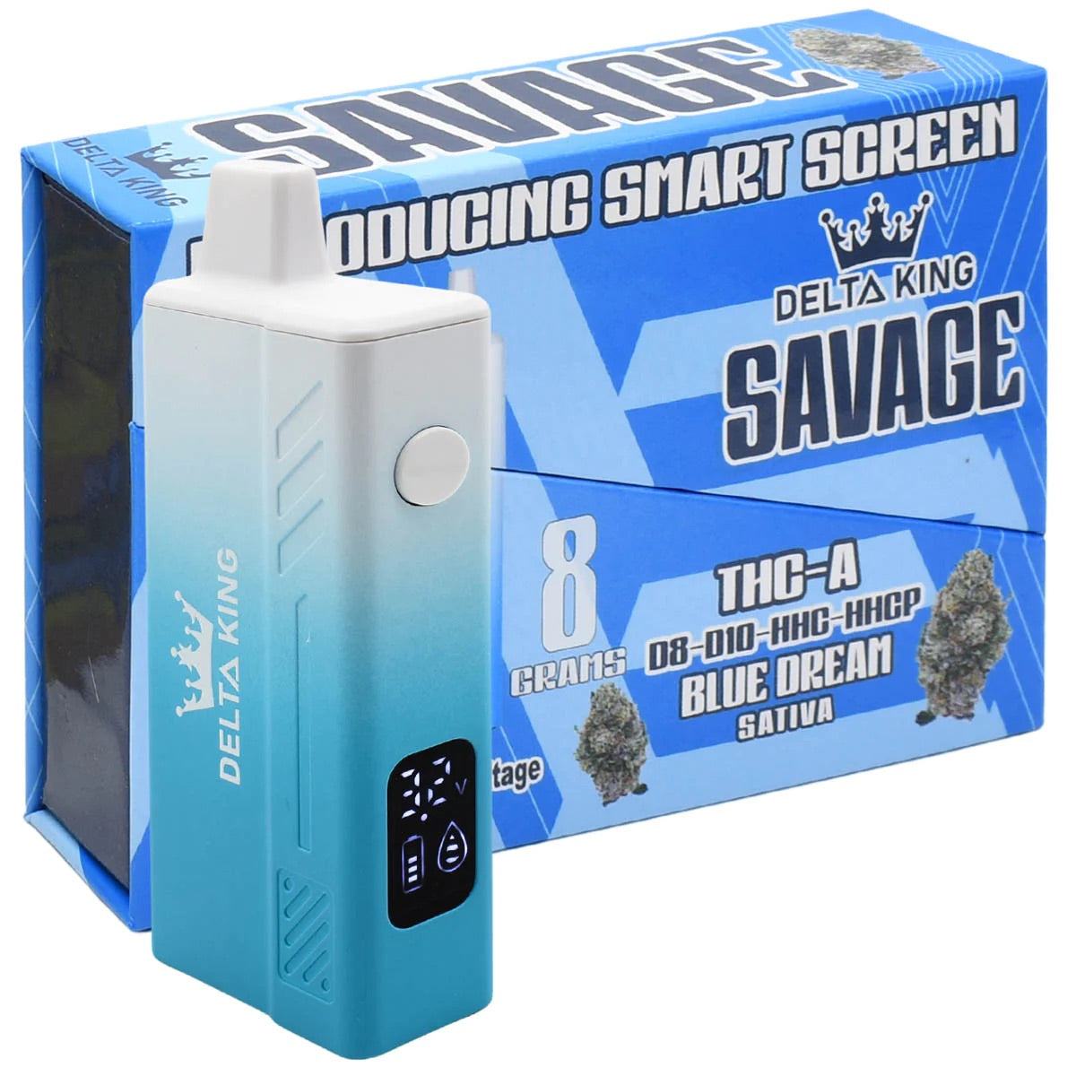 Delta King Savage 8g THCA Disposable | Pack of 6