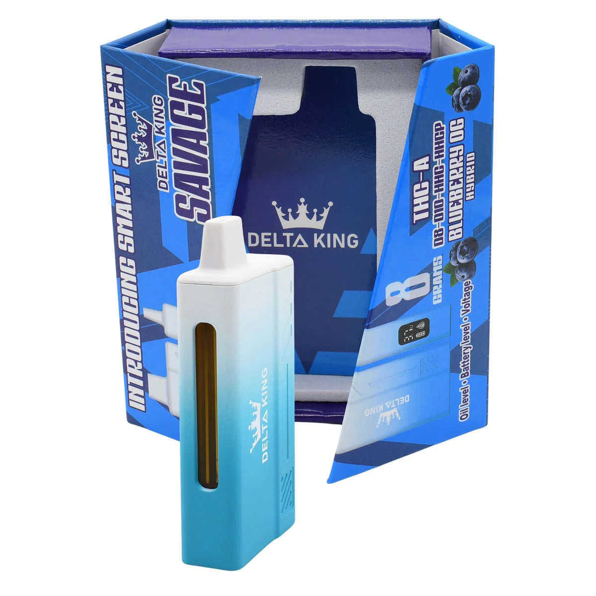 Delta King Savage 8g THCA Disposable | Pack of 6