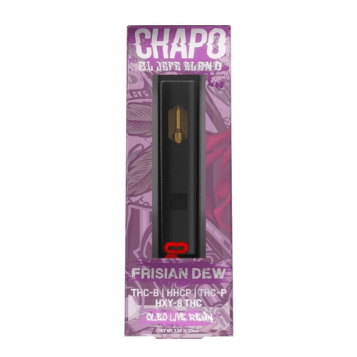 Chapo El jefe Blend 3.5g THC-B+HHCP+THC-P+HXY-8 THC Disposable | Pack of 6