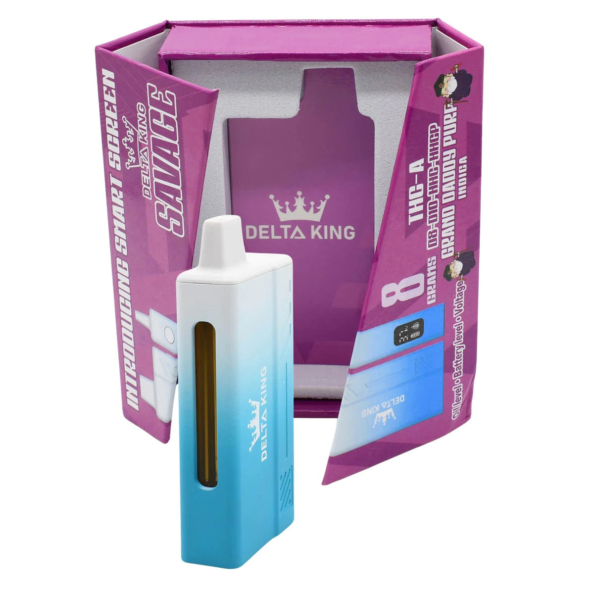 Delta King Savage 8g THCA Disposable | Pack of 6