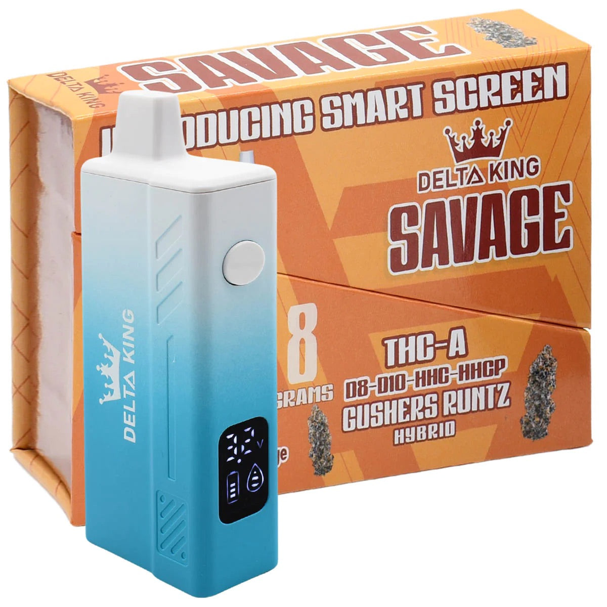 Delta King Savage 8g THCA Disposable | Pack of 6