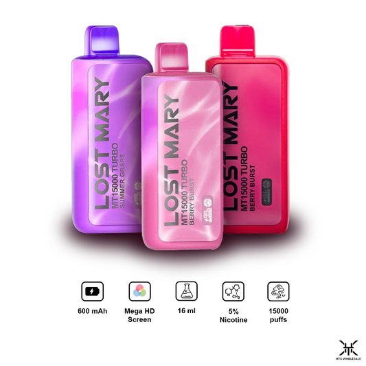 Lost Mary MT15000 Turbo 15000 Puffs | Pack of 5