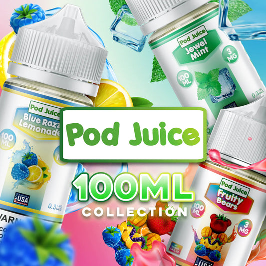 Pod Juice 0mg/3mg/6mg Regular E-Juice/Vape Juice
