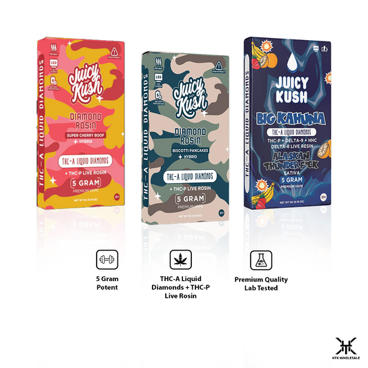 Juicy Kush THC-A + THC-P Preheat Disposable 5G | Pack of