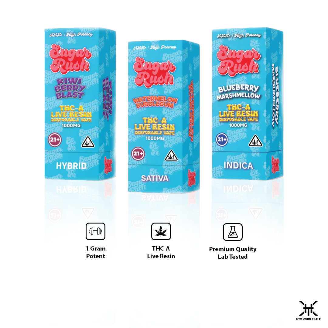 Sugar Rush 1G Vape | Pack of