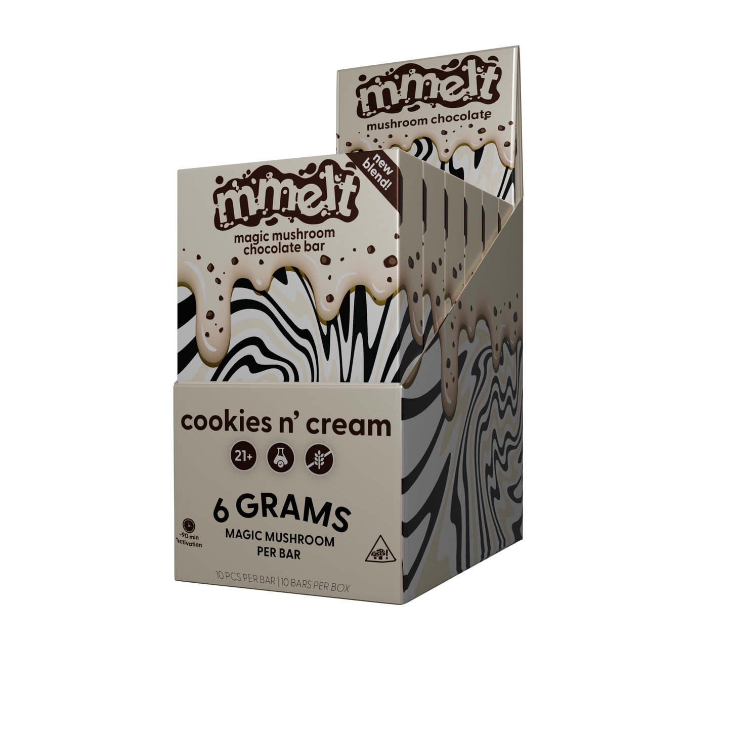 Chapo mmelt 6G Magic Mushroom Chocolate Bar | Pack of 6
