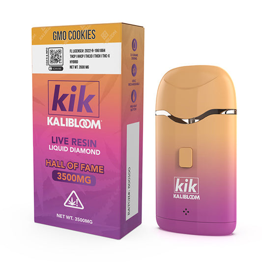 Kik Kalibloom Hall of Fame 3.5g Live Resin Liquid Diamond Disposable | Pack of 5
