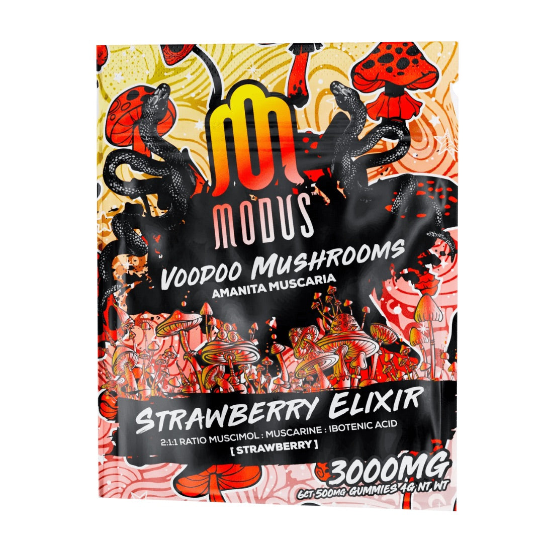 Modus Voodoo Mushrooms 3000 mg Amanita Muscaria Gummies | Pack of 5